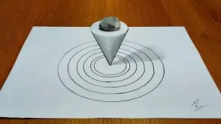 How To Draw a 3D Trick Art On Paper