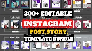 The 300+ Best Free Instagram Story Templates Bundle for 2021