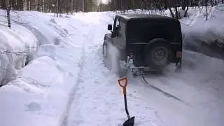 джипы в снегу 1