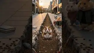 Why Is This Cat Eating From a Puddle?! 😳🐾