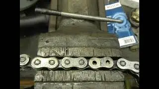 motorcycle chain getting kinks, stiff, freezed (see description for details on failure modes)
