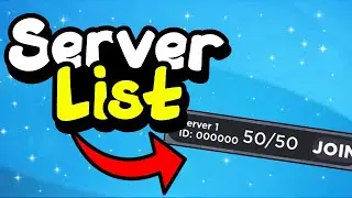 Roblox Studio How to Make a SERVER LIST!
