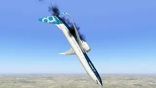 Boeing 737 MAX Crashes Immediately after Takeoff | X-Plane 11