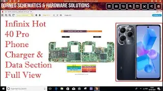 Infinix Hot 40 Pro Phone Charger & Data Section Diagram All view step by step