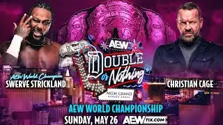 Swerve Strickland Vs Christian Cage - AEW Word Championship - Double Or Nothing 2024 - Highlights.