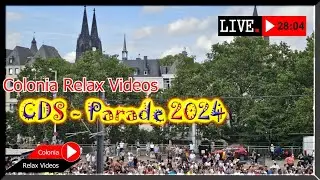 Köln / Cologne CSD 2024 Live (( ° )) von der Deutzer Brücke The Pride-Parade