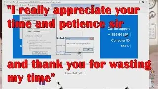 Tech suppowt scammer likes my 'girl' a bit too much