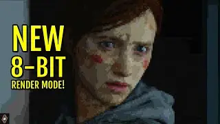 Joel Cutscene  in New 8-Bit Render Mode! | The Last of Us Part 2