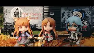 Holo, Asuna and Sinon for Halloween on Martins American Railroad