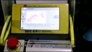 Нарезка ключа на машине SEC-E9 при потере оригинального ключа, путем поиска ключа по Инстакоду