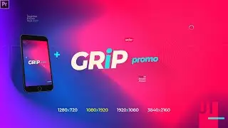 Grip Modern Gradient Opener Promotion Instagram Storie After Effects Premiere Pro Template Download