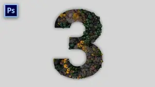 3D Image + Text Effect Using Photoshop (Step by Step Tutorial)