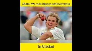 Shane Warne Biggest Achievements in cricket | Shane warne Spin King