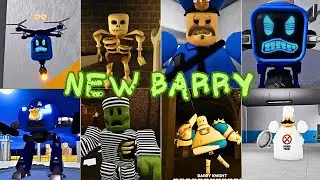 BARRY'S PRISON RUN V2 - All NEW JUMPSCARES - Roblox