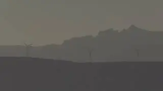 Vistas de Moncayo y los Picos de Herrera desde la Dehesa de Tarazona