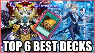 TOP 6 BEST DECKS in MASTER DUEL! (Post Banlist)