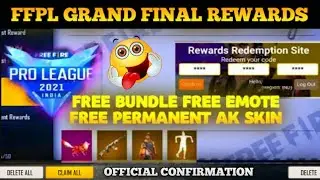 FFPL Grand Final Redeem Code Rewards Confirmed Malayalam || Ffpl Redeem Code || Gwmbro