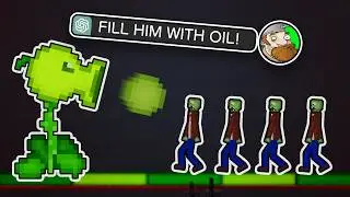 I simulated Plants Vs zombies in People playground using AI