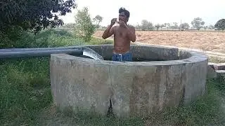 Tubewell Swimming Full Fun Village Bathing Vlog | jazib  | Felipe Alas...