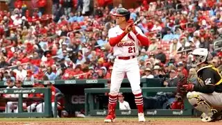 Lars Nootbaar Slow Motion Home Run Baseball Swing Hitting Mechanics Instruction Video Tips
