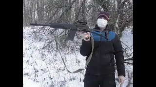 САЙГА 12К. Тест на кучность/дальность с удлинителем ствола и без него.