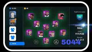 ¡¡Mi equipo más de 5000 de valoración!! PES 2020 Mobile