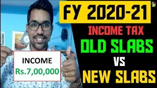 How To Calculate Income Tax 2020 | Old Slab vs New Slab Rates Comparison | Income Tax Calculation