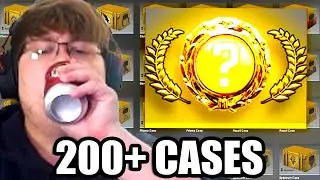$1000 Case Opening But I'M CHUGGING BUSCH APPLE