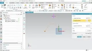 NX 2019 | Sketch Komutları -Conic