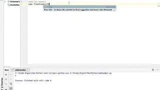 Python Program to Add Two Numbers Provided by The User.