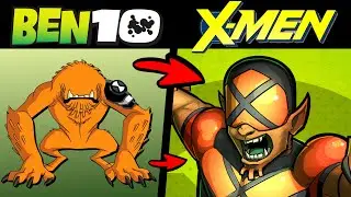 What if BEN 10 ALIENS Were Heroes on FAMOUS SUPERHERO TEAMS?! (Stories & Speedpaint) 