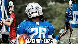 Jahmyr Gibbs LOOKS EXPLOSIVE 🔥👀 Lions OTA Highlights
