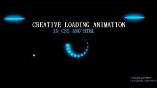 creative css loading animation || How To Make Loading Animation  css effect | |Css wala