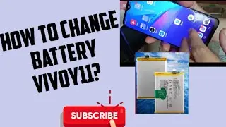 How to change battery vivoy11?