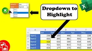Highlight Table Cell based on Dropdown Selection