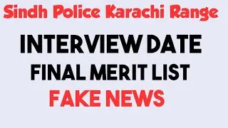 Sindh Police Karachi Range |Latest Update