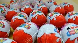 24 eggs Kinder Surprise Barbie для девочек Go move Часть 4