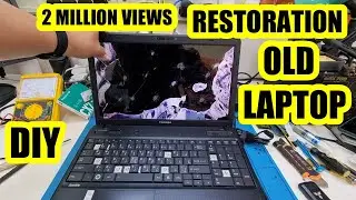 Old laptop restoration and upgrade 