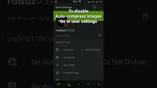 How to disable Auto-compress images in Discord 