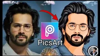picsart portrait cartoon photo editing tutorial🔥|| PicsArt editing || type of gyan!!