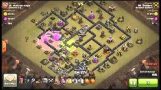 War against DWA clan III [anti-three star, max TH9 attacks]