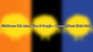 GickToons UK: Mac, & Boogie - Bumper/Idnet (2014-2017) Yellow Screen