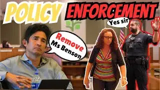 Cop Says He’ll Kick Activist Out of Meeting Because He Follows Policy!!! Englewood (EP 9)