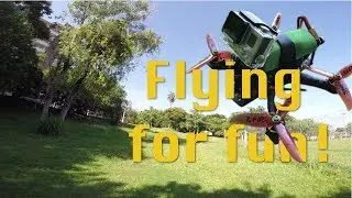 F4 - Flying FPV For Fun #1 (Martian2 / Brotherhobby R4 / GoPro Hero3+)