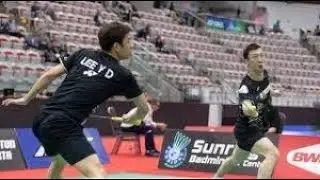 YONEX US OPEN 2019 LEE Yong Dae /YOO Yeon Seong VS Mathias BOE /Mads CONRAD-PETERSON badminton MD