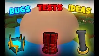NEW BLOCKS! BUGS, TESTS and IDEAS | Build a Boat for Treasure ROBLOX