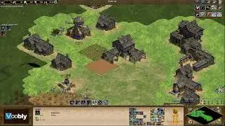 Voobly AOE2 1.6: Arabia, Bulgarians vs Mayans