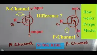 How works N Channel and P  Channel mosfet in LCD LED TV