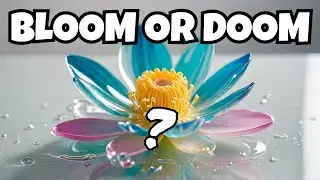 To bloom or not to bloom with resin? #resinart #customresinart #flowercollab