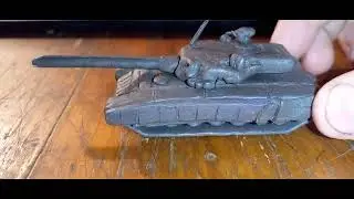Т-14-Армата, WT E100, Leopard 2A6,Challenger 1 из пластилина